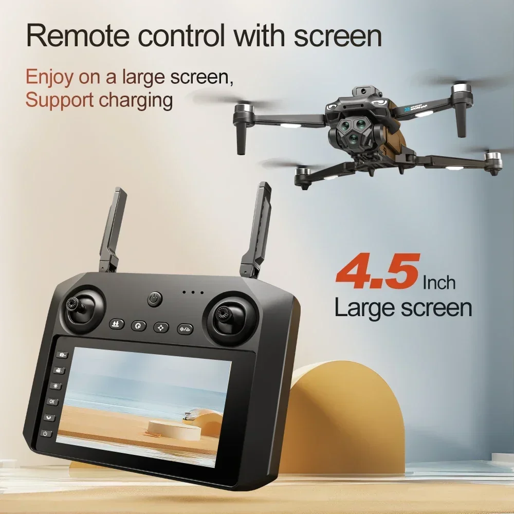 2025 nuevo M33 RC Drone 4K pro - Drone Gimbal 2 Axis reseña y precio