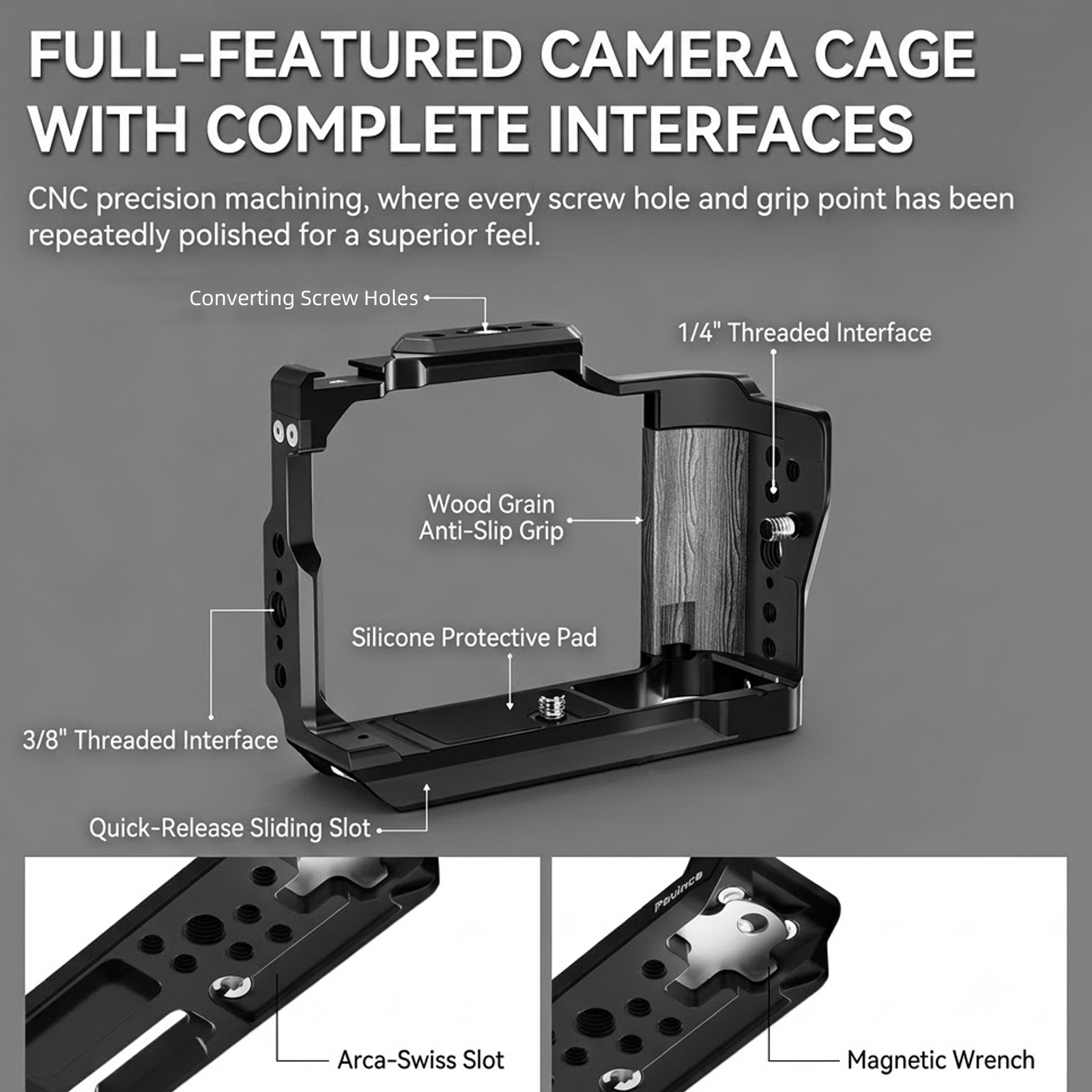 Carcasa de Aluminio para Cámar - Canon Camera Eos R50 reseña y precio
