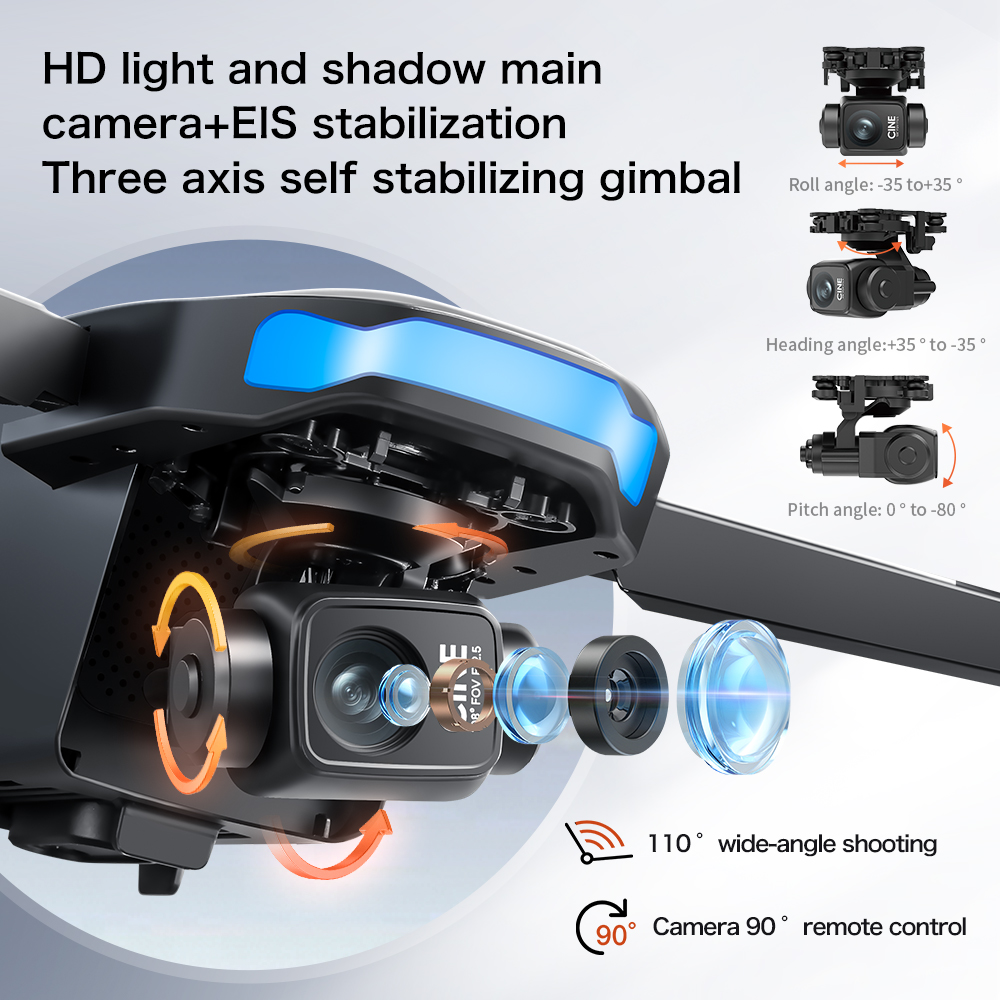 Nuevo Dron S-X1 MAX GPS 8K Pro - Drone Gimbal 3 Axis reseña y precio