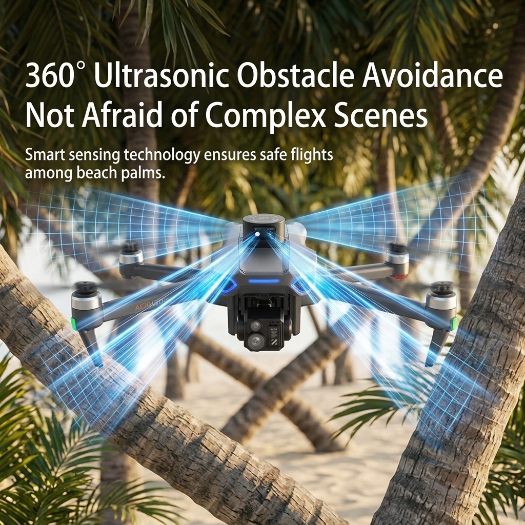 NUEVO Dron AE30 Ultra GPS con  - Drone Gimbal 3 Axis reseña y precio